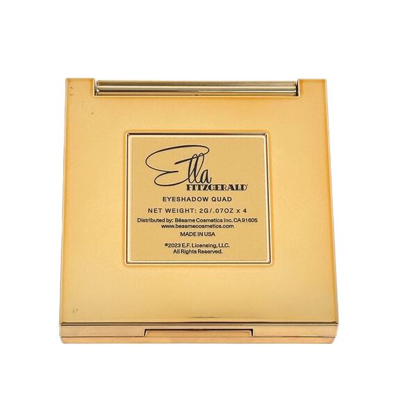 Ella Fitzgerald Eyeshadow Palette Besame Cosmetics Neutral Limited Edition - Picture 5 of 7